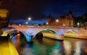 Les ponts de Paris illuminé
